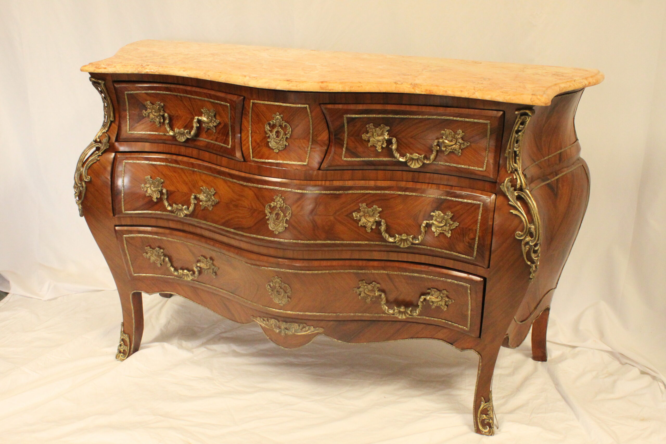 Before and after antique furniture refinishing & restoration | Penders Raleigh NC